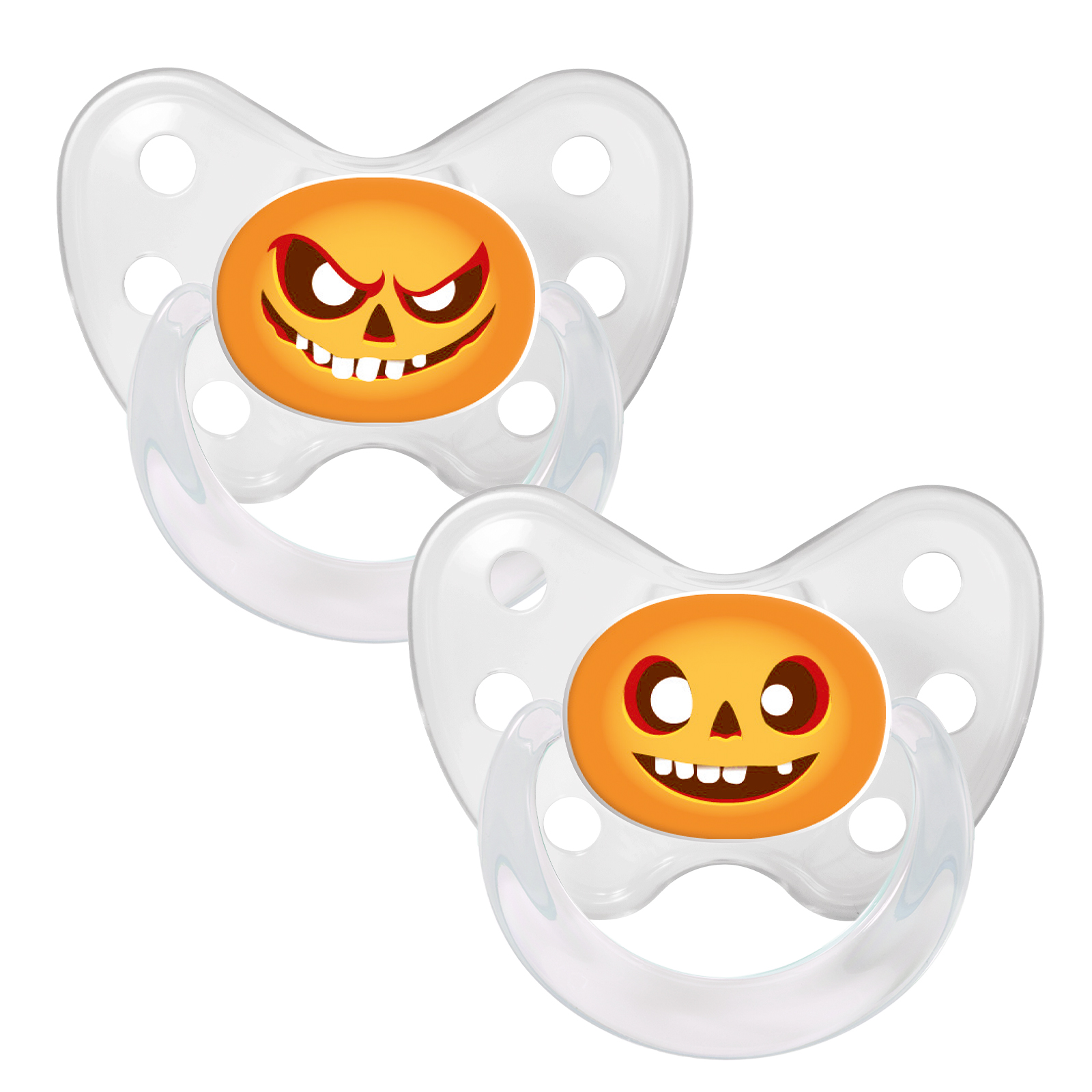 Halloween Schnuller Set Evil Smile Gr. 3