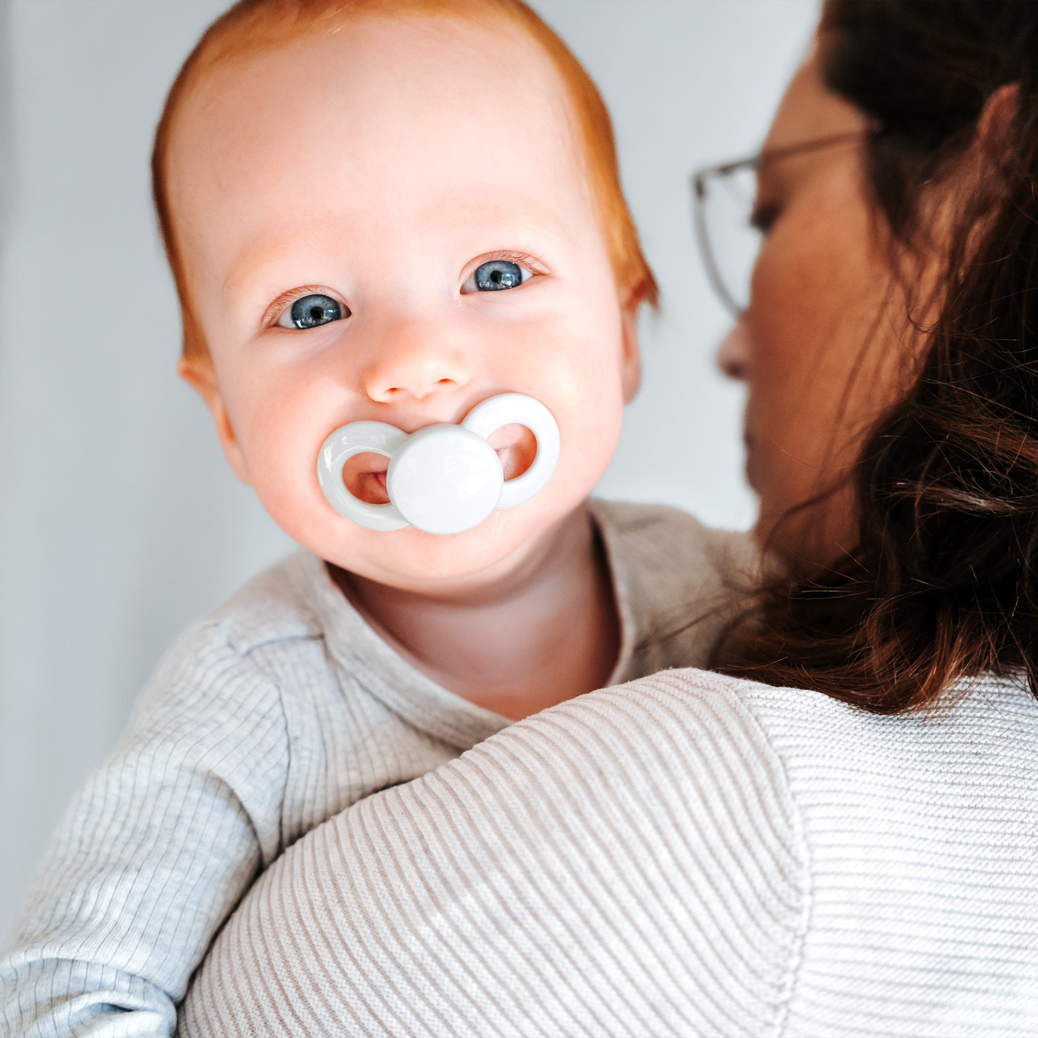 Dentistar day & night pacifier, green and beige, set of 3, 6 - 14 months