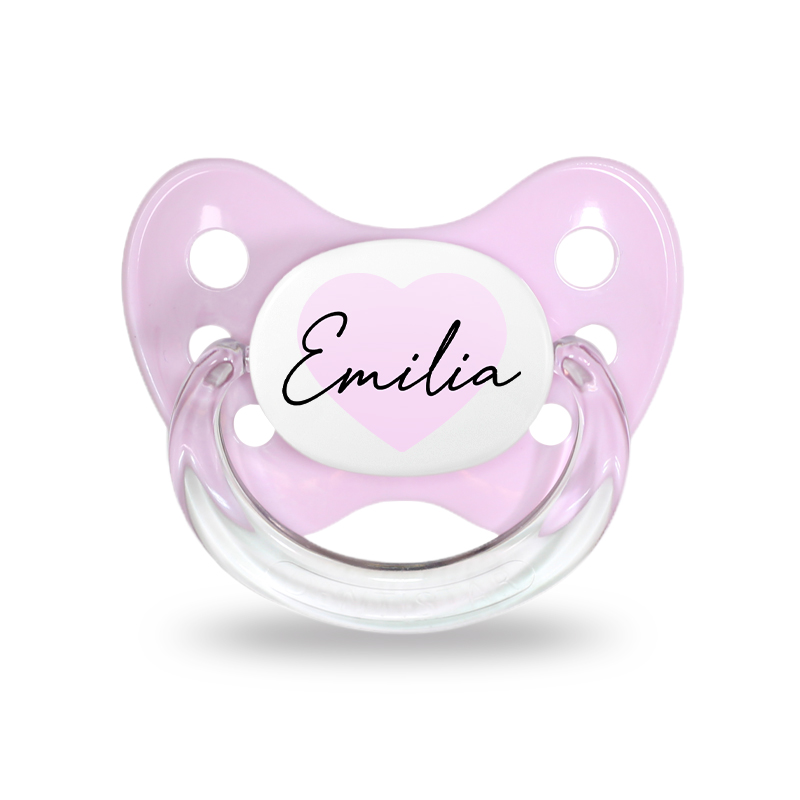 Name pacifier set of 2 Emilia size 1 