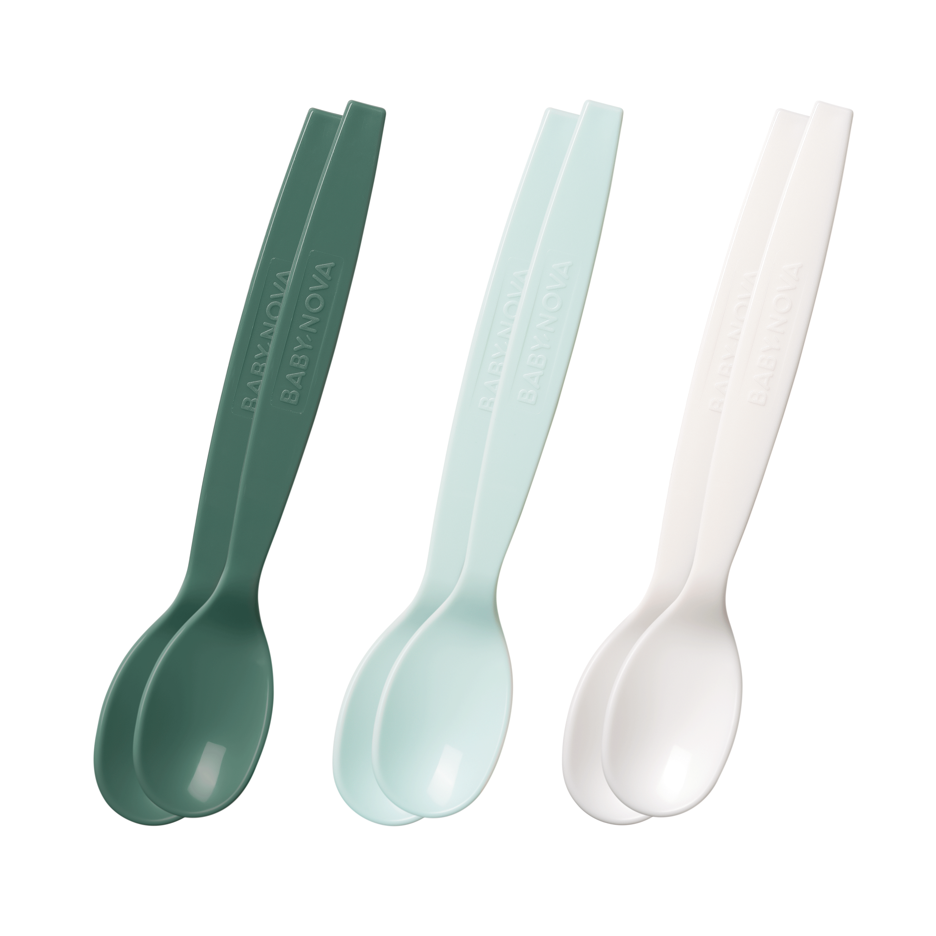 Baby Spoon 6pack green