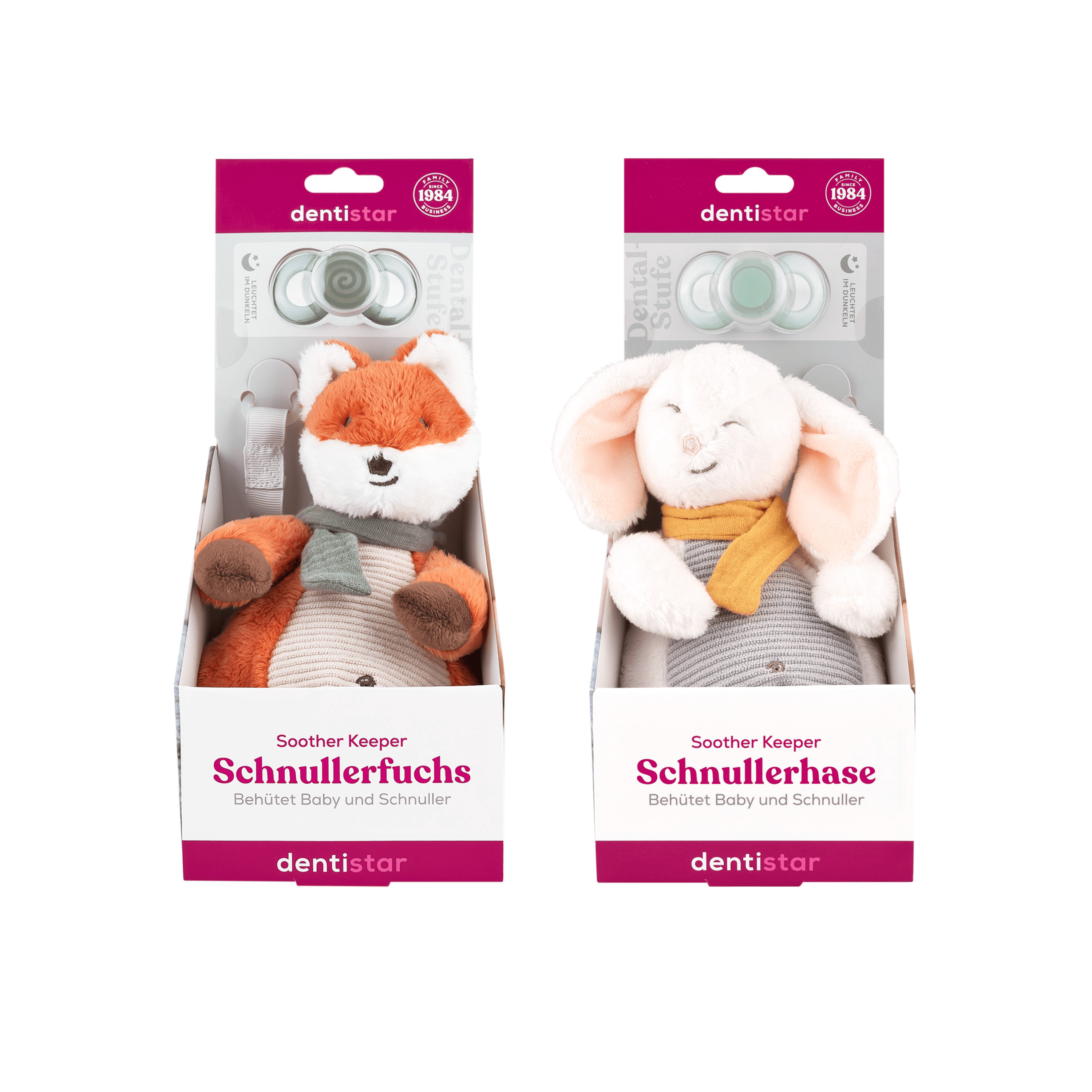 Soother Keeper – Bunny & Fox